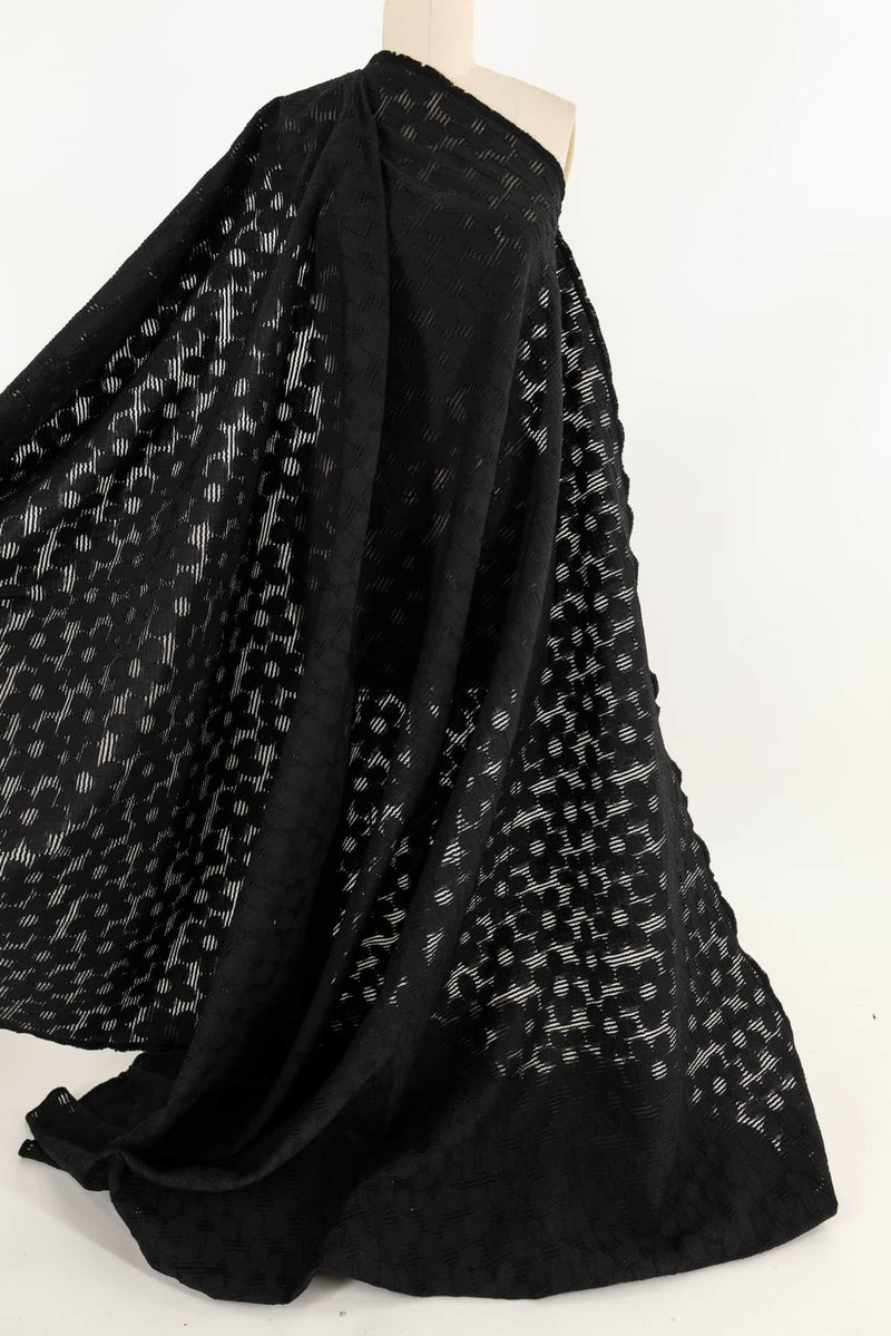 Daisy Dots Jacquard Woven - Marcy Tilton Fabrics