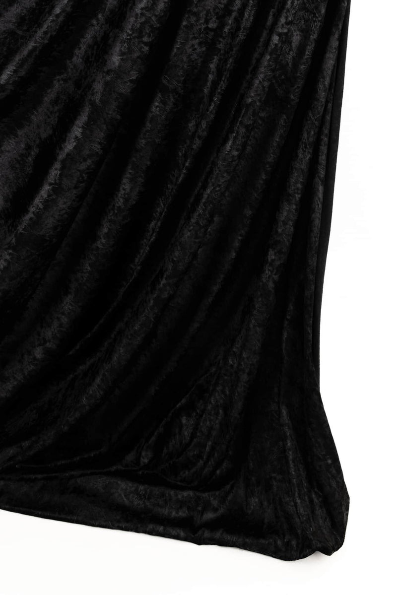Dark Night Crushed Velvet Knit - Marcy Tilton Fabrics
