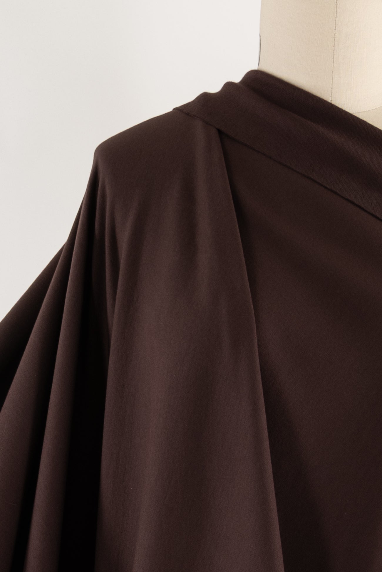 Dark Truffle Danish Cotton French Terry