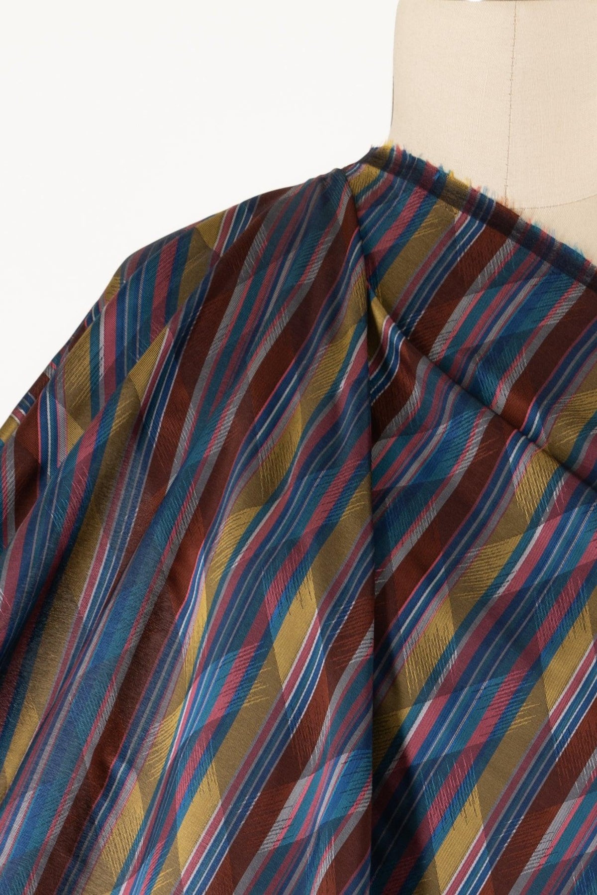 Dashed Stripes Italian Jacquard Woven - Marcy Tilton Fabrics