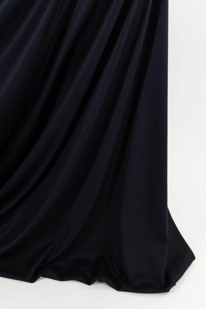 Deep Navy Italian Cashmere Woven - Marcy Tilton Fabrics