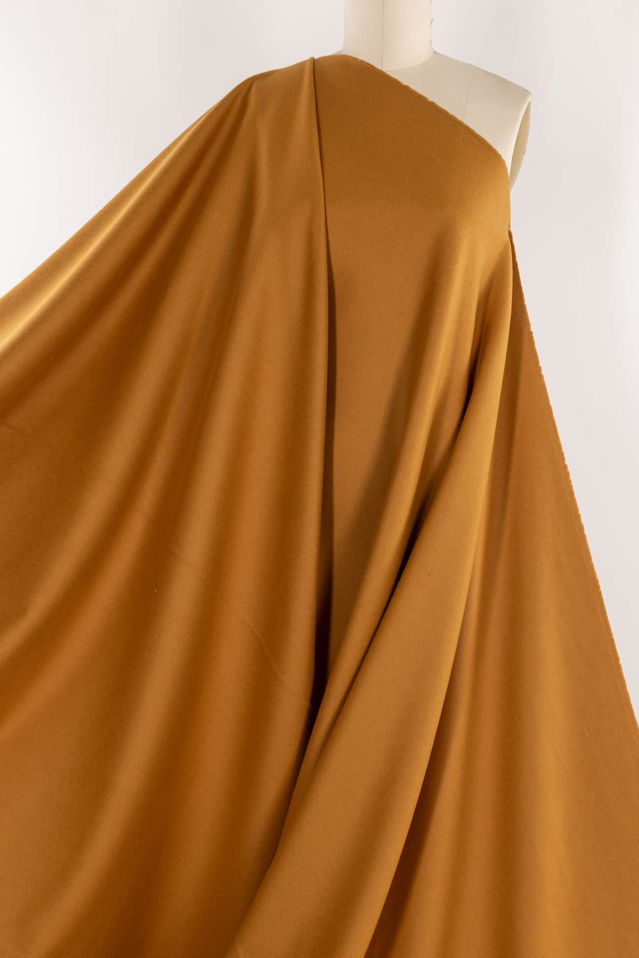 Dijon Mustard Wool Melton Woven