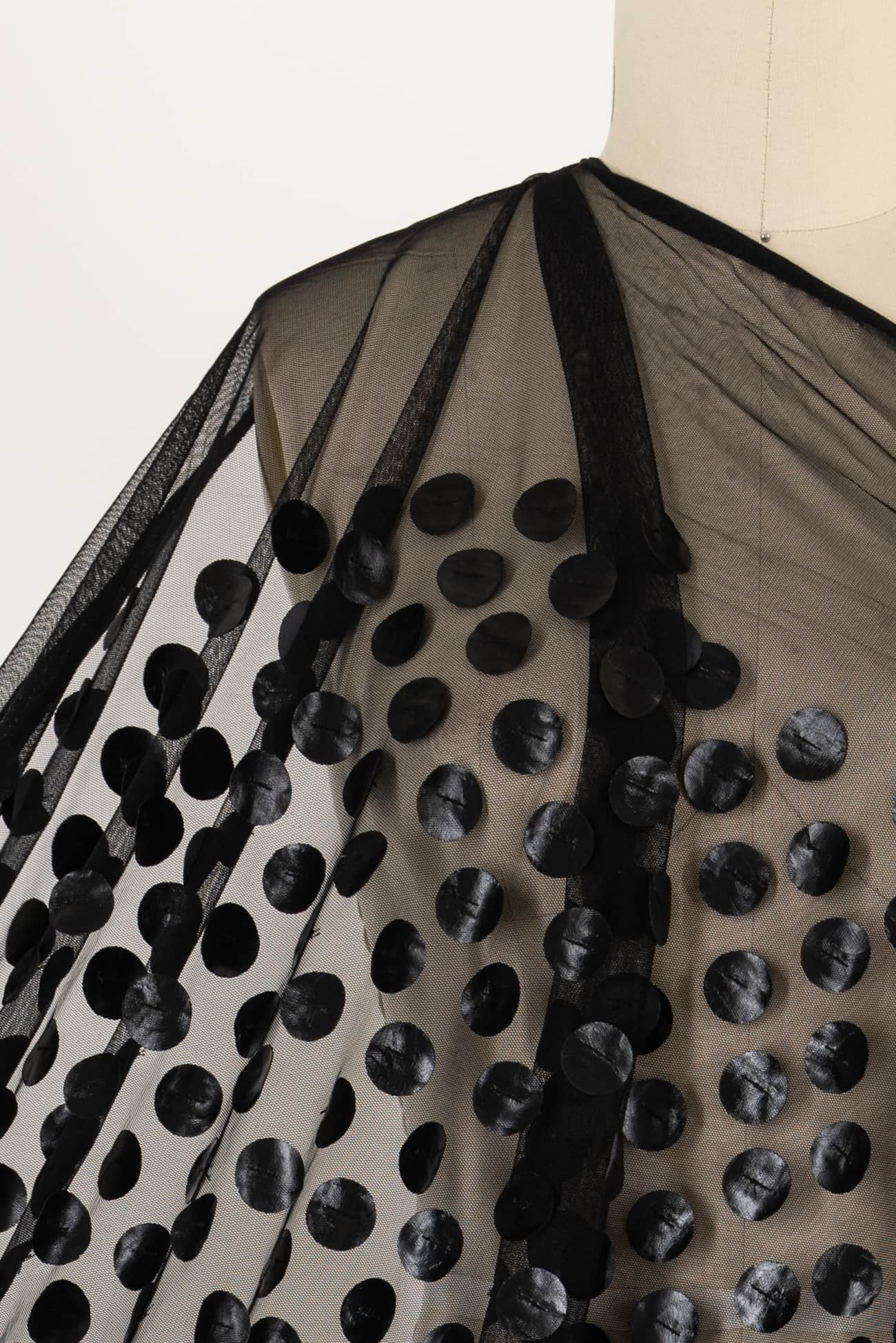 Dimensional Dots Lace Mesh