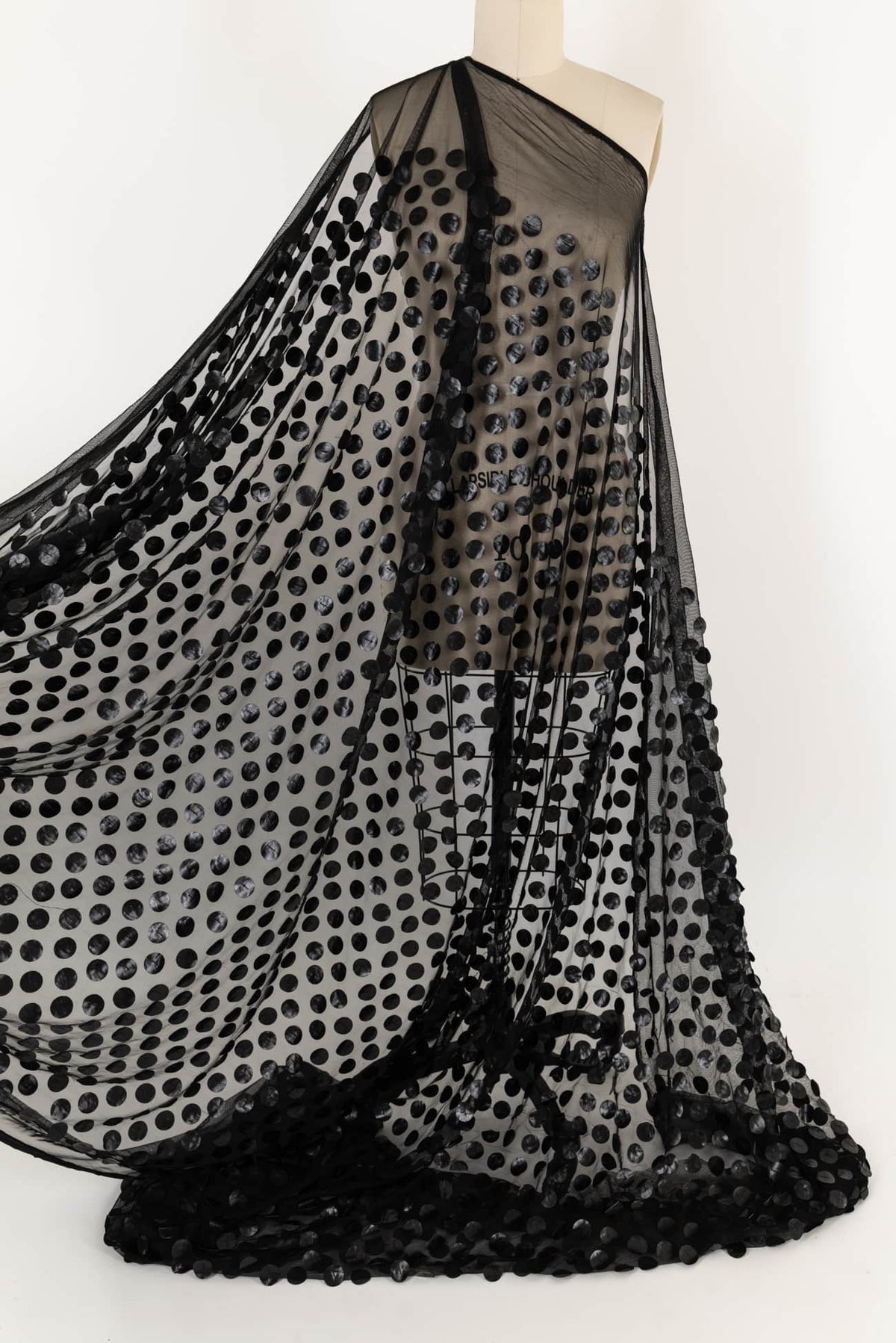 Dimensional Dots Lace Mesh