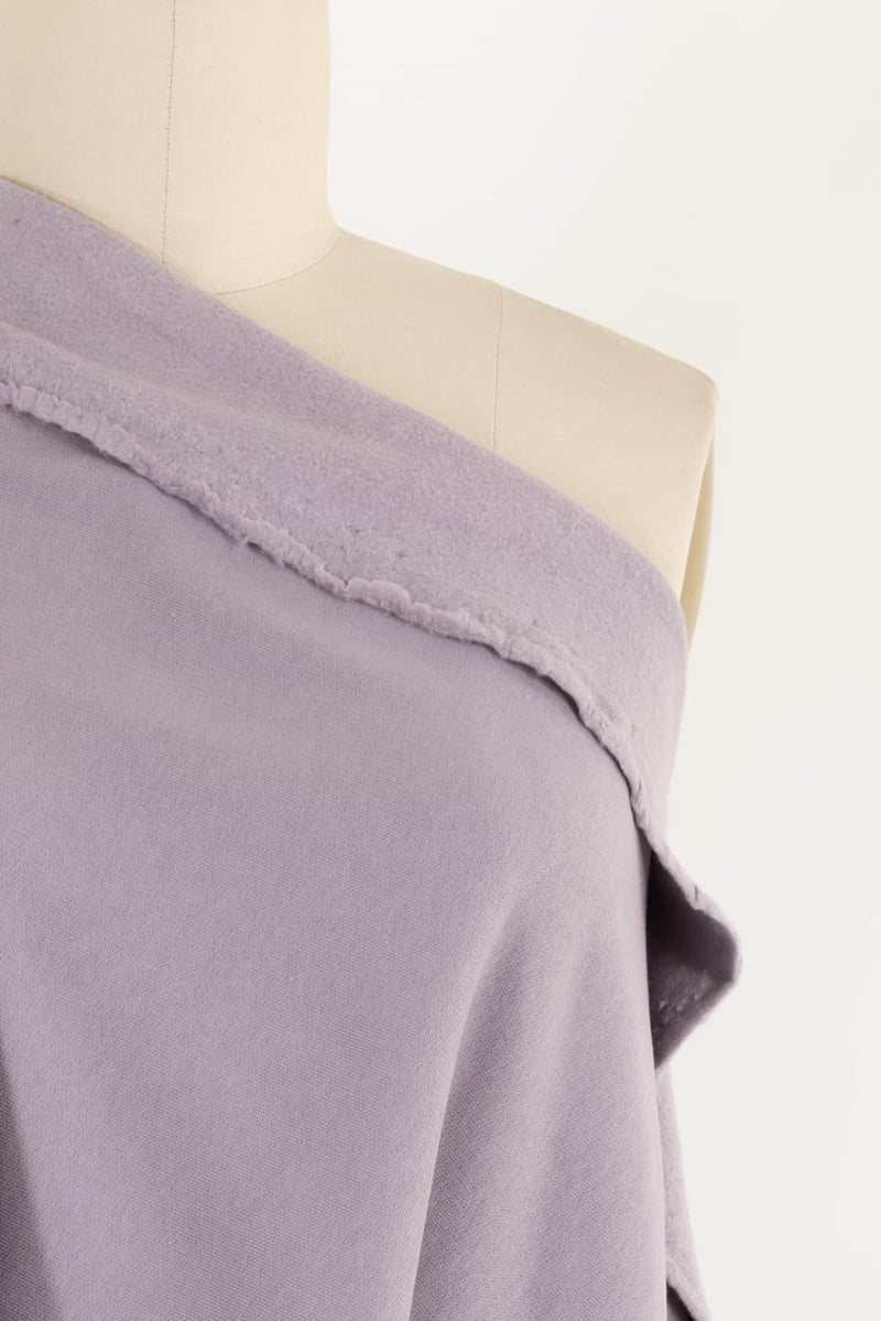 Dior Lavender Frost Italian Fleece Knit - Marcy Tilton Fabrics