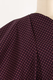 Ditzy Geometry Italian Stretch Cotton Woven