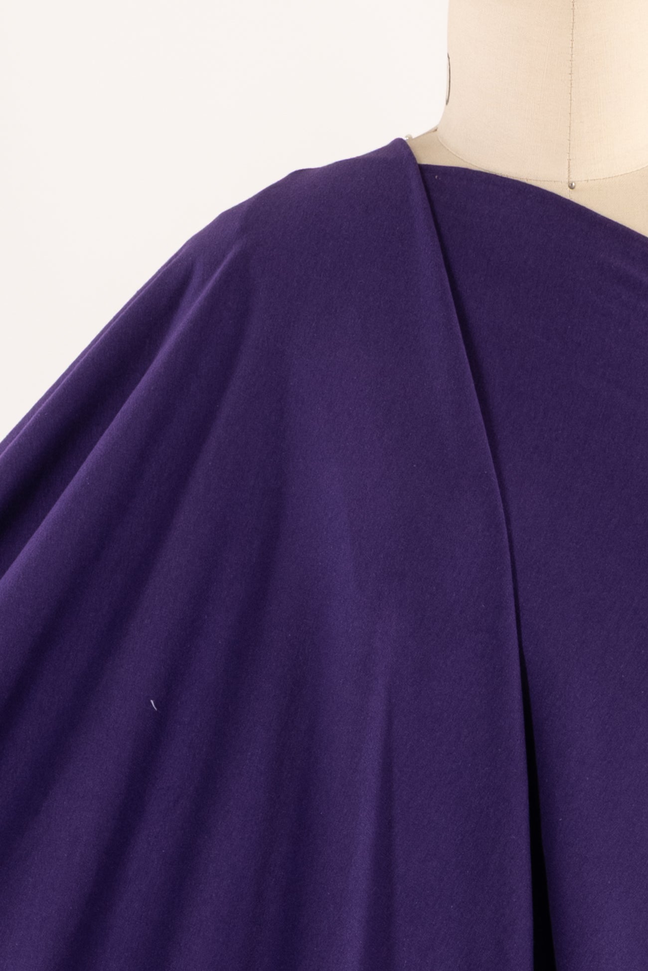 Diva Purple Cotton French Terry Knit