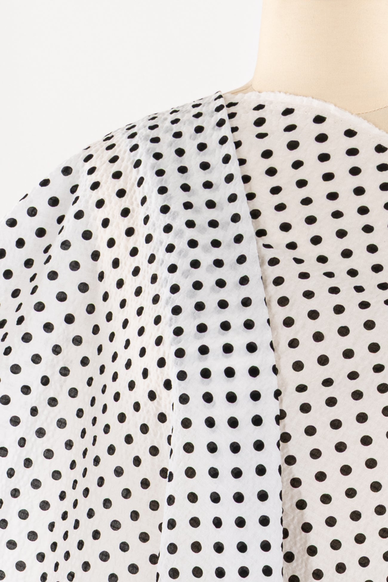 Dorthea Dots Japanese Cotton Seersucker Woven