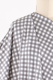 Dove Gray Checks Danish Cotton Knit