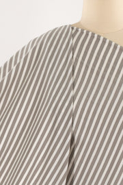 Driftwood Gray Stripes Cotton Knit