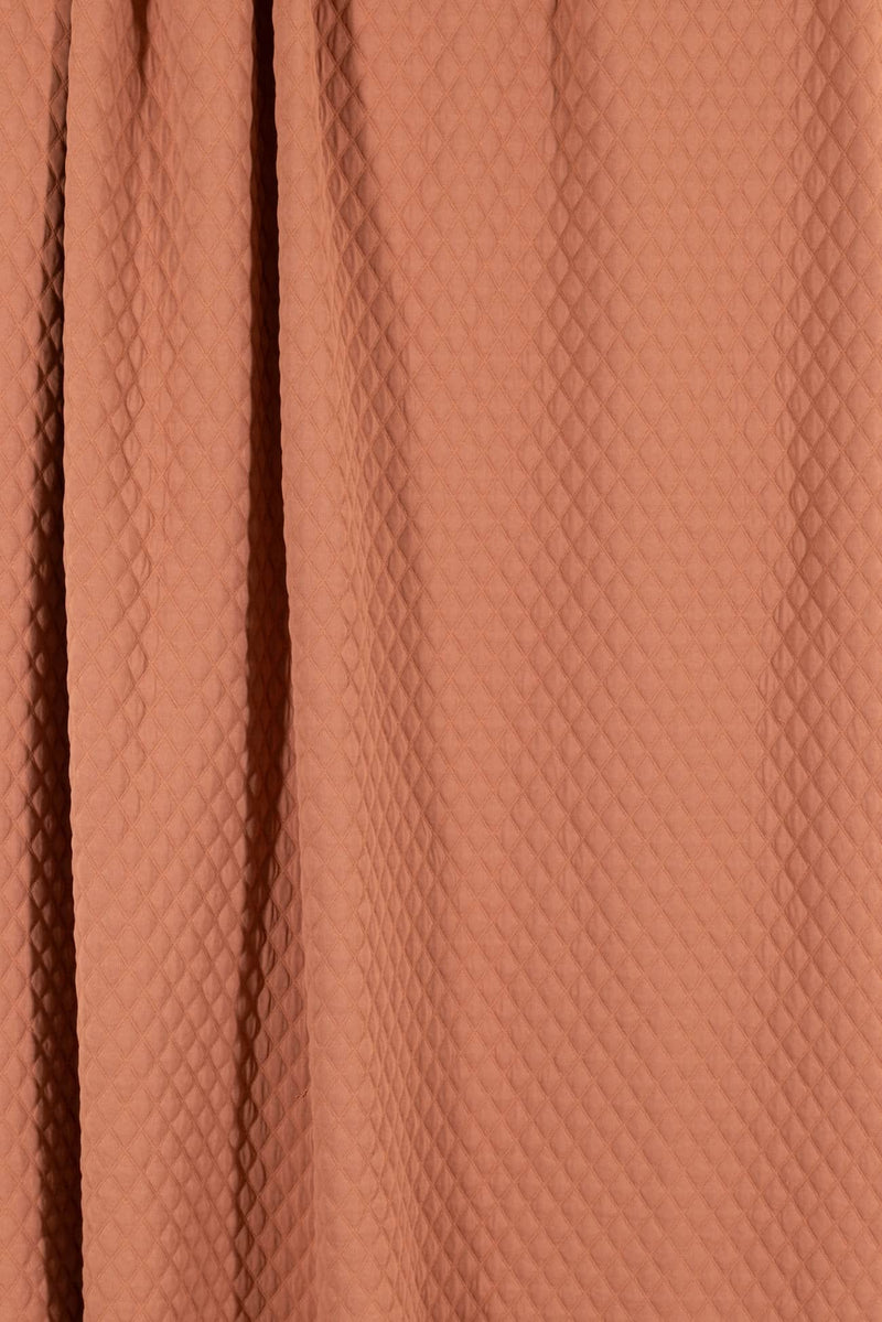 Dusty Apricot Quilted Knit