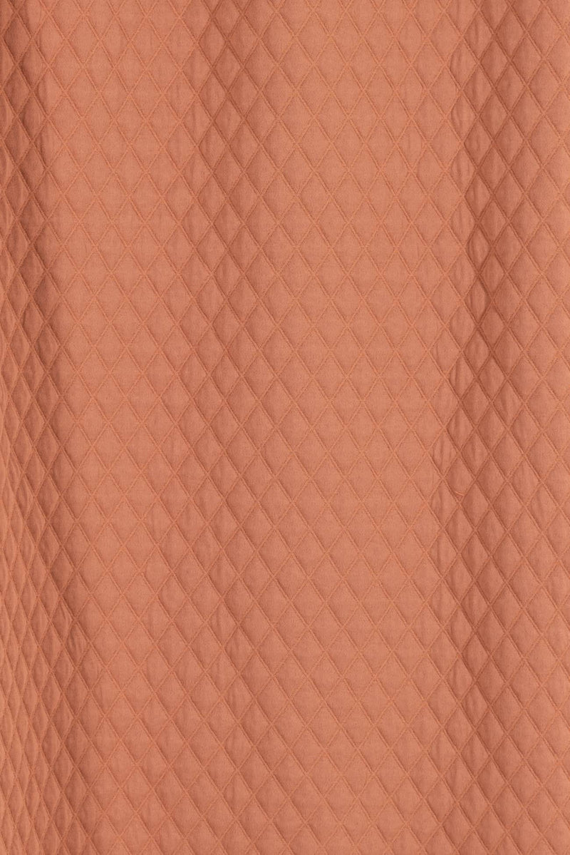 Dusty Apricot Quilted Knit