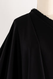 Ebony Black USA Ponte Knit