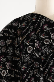 Ebony Herbarian Japanese Corduroy Woven