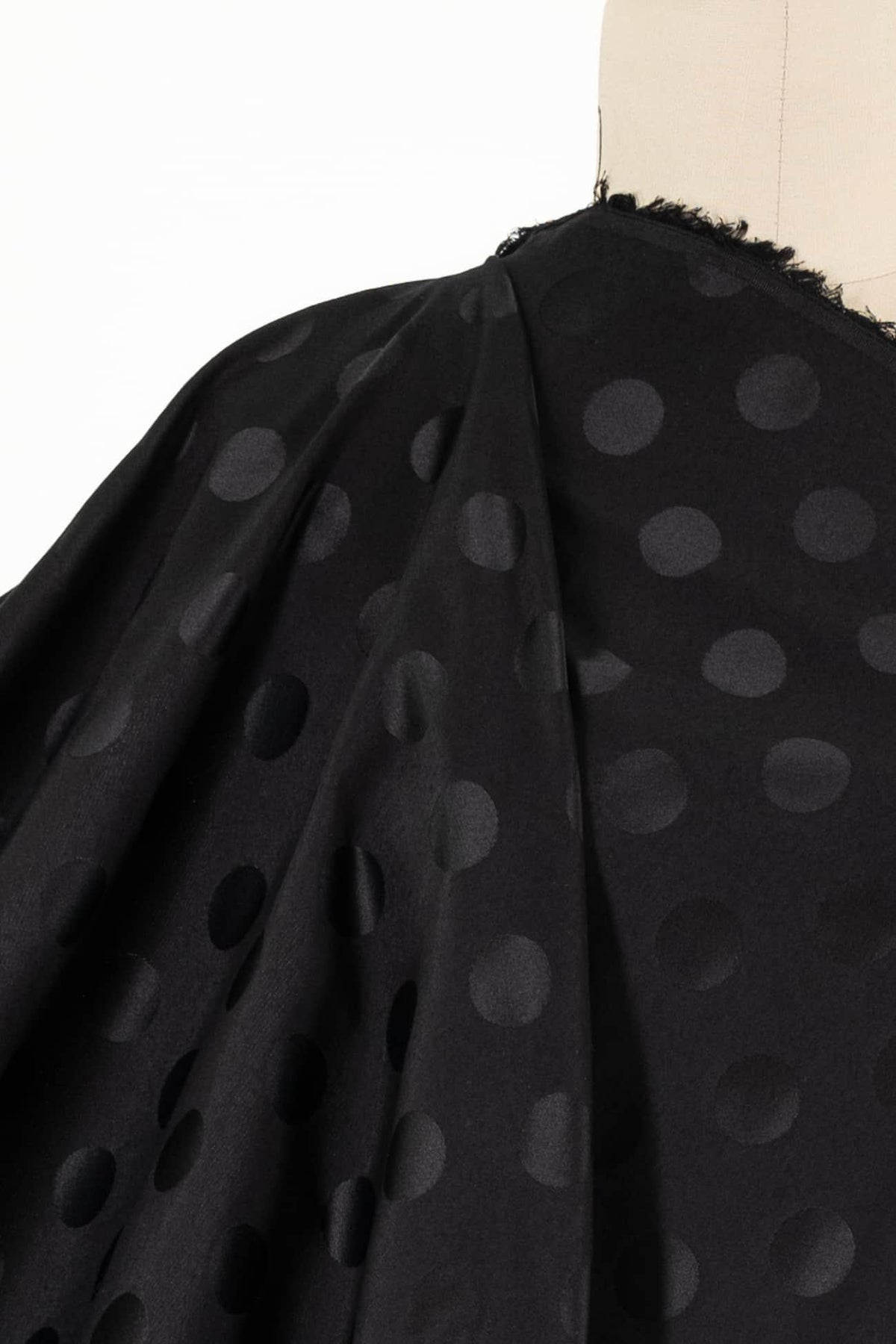 Ebony Moon Dots Jacquard Woven - Marcy Tilton Fabrics