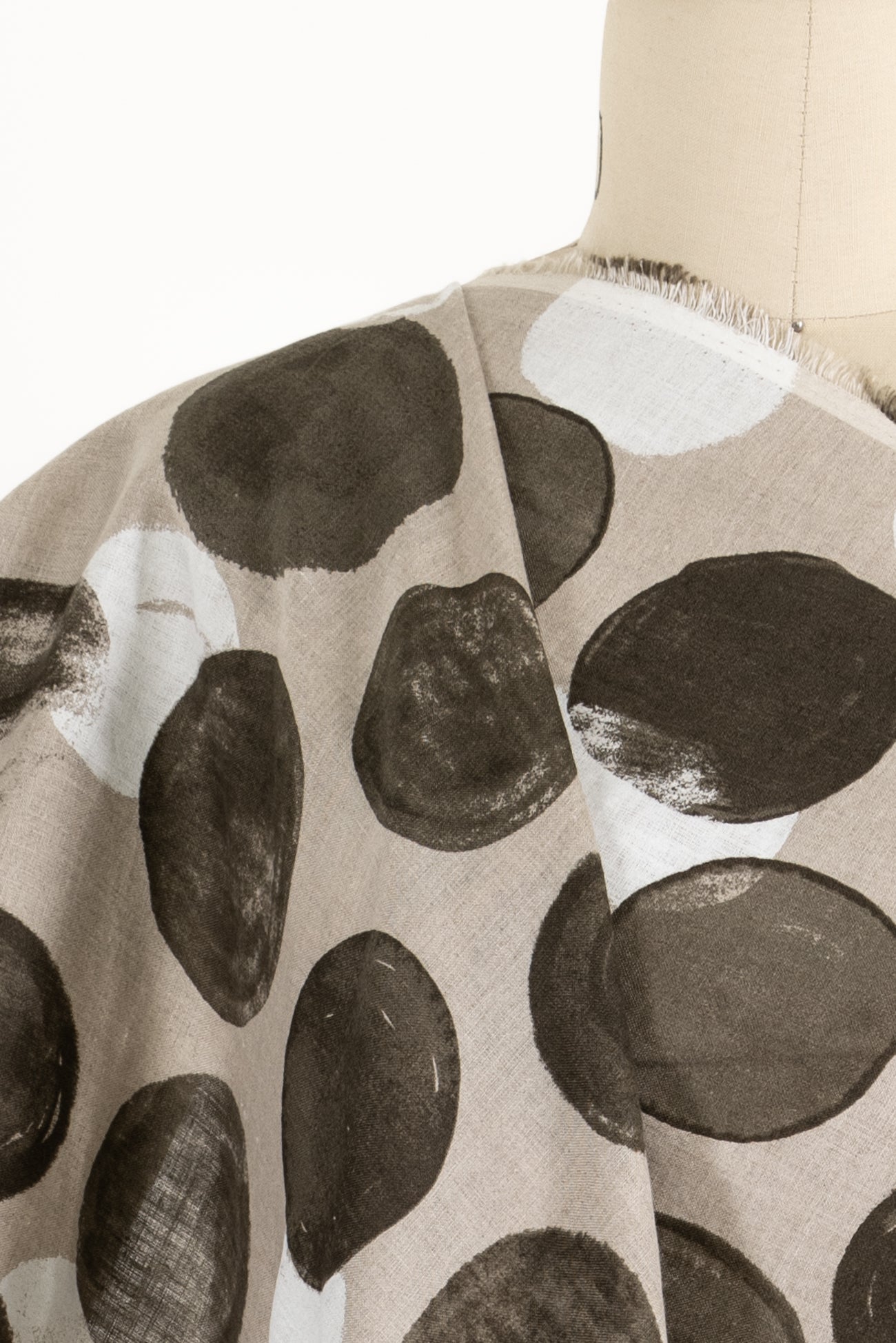 Eclipse Dots Japanese Linen Woven - ENDCUT