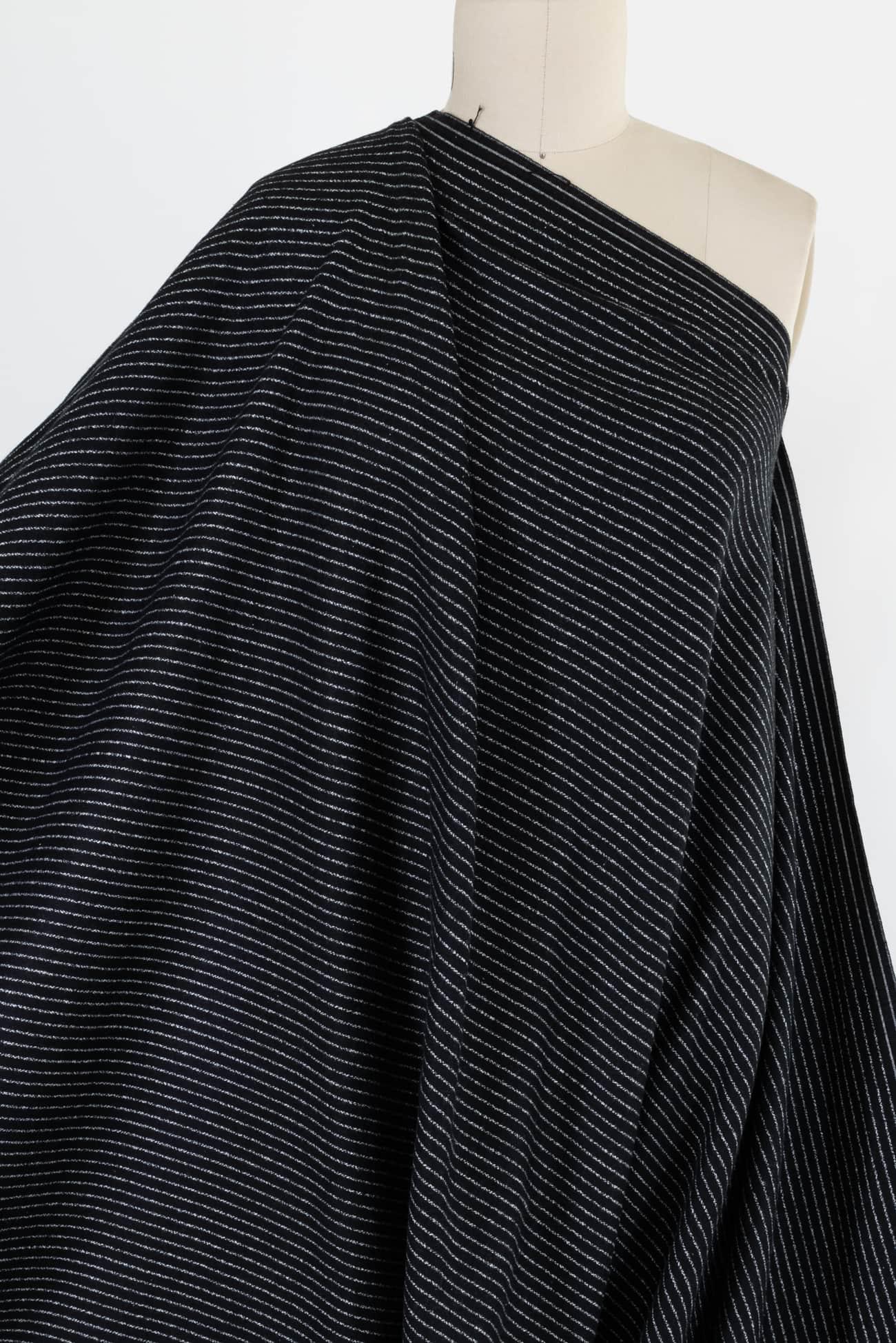 Edgar Allen Stripe Cotton Flannel Woven - Marcy Tilton Fabrics