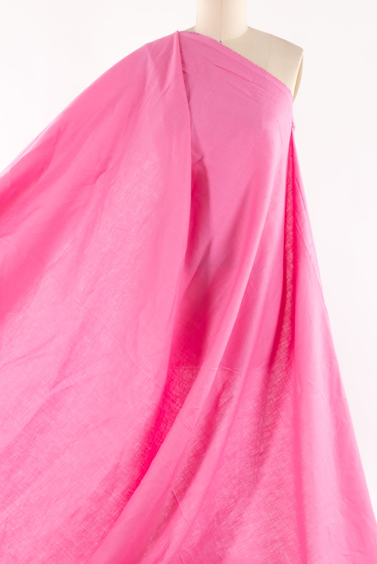 Electric Pink Linen Woven