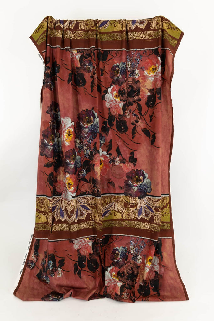 Elena Italian Stretch Cotton Panel Woven - Marcy Tilton Fabrics