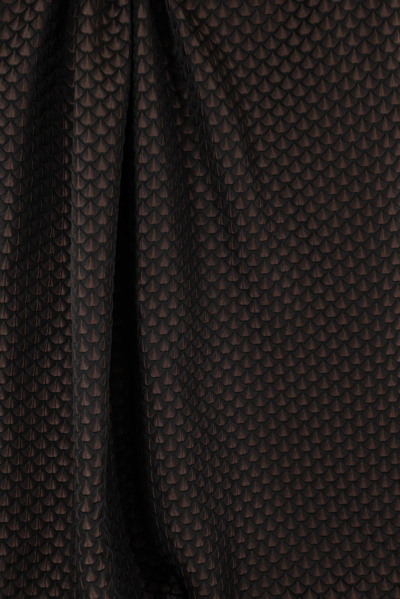 Espresso Ginko Jacquard Woven