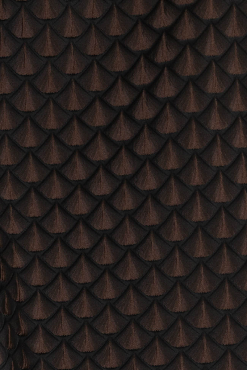 Espresso Ginko Jacquard Woven