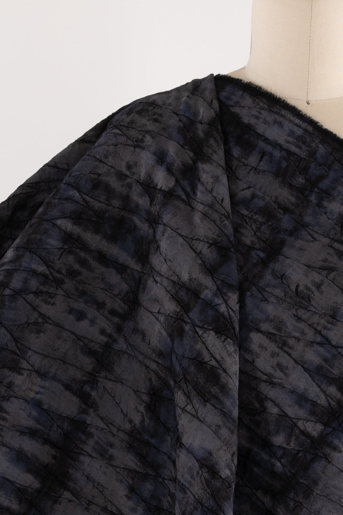 Eucalyptus Crinkle Jacquard Double Woven