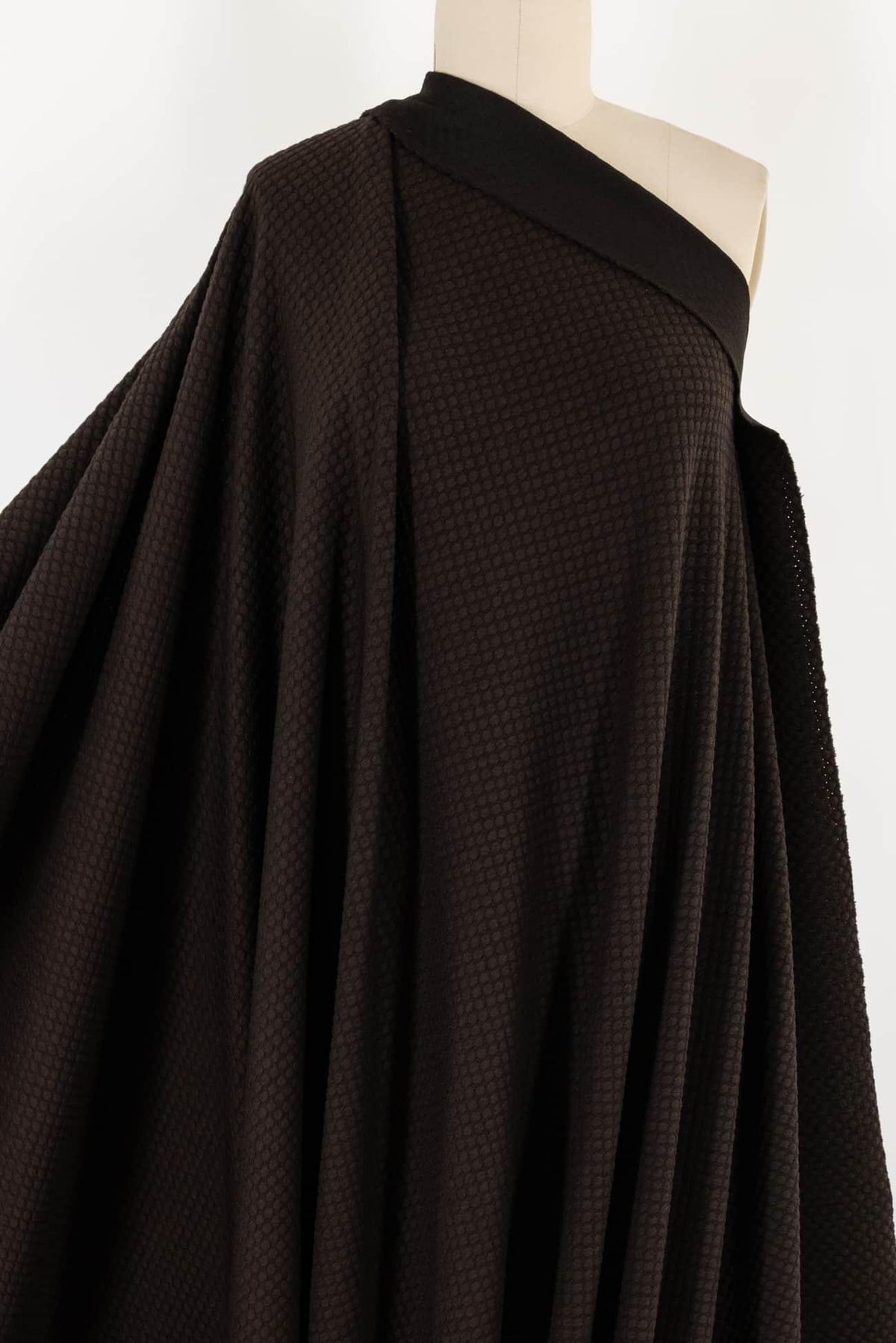Ponte Knit - Black - Gala Fabrics