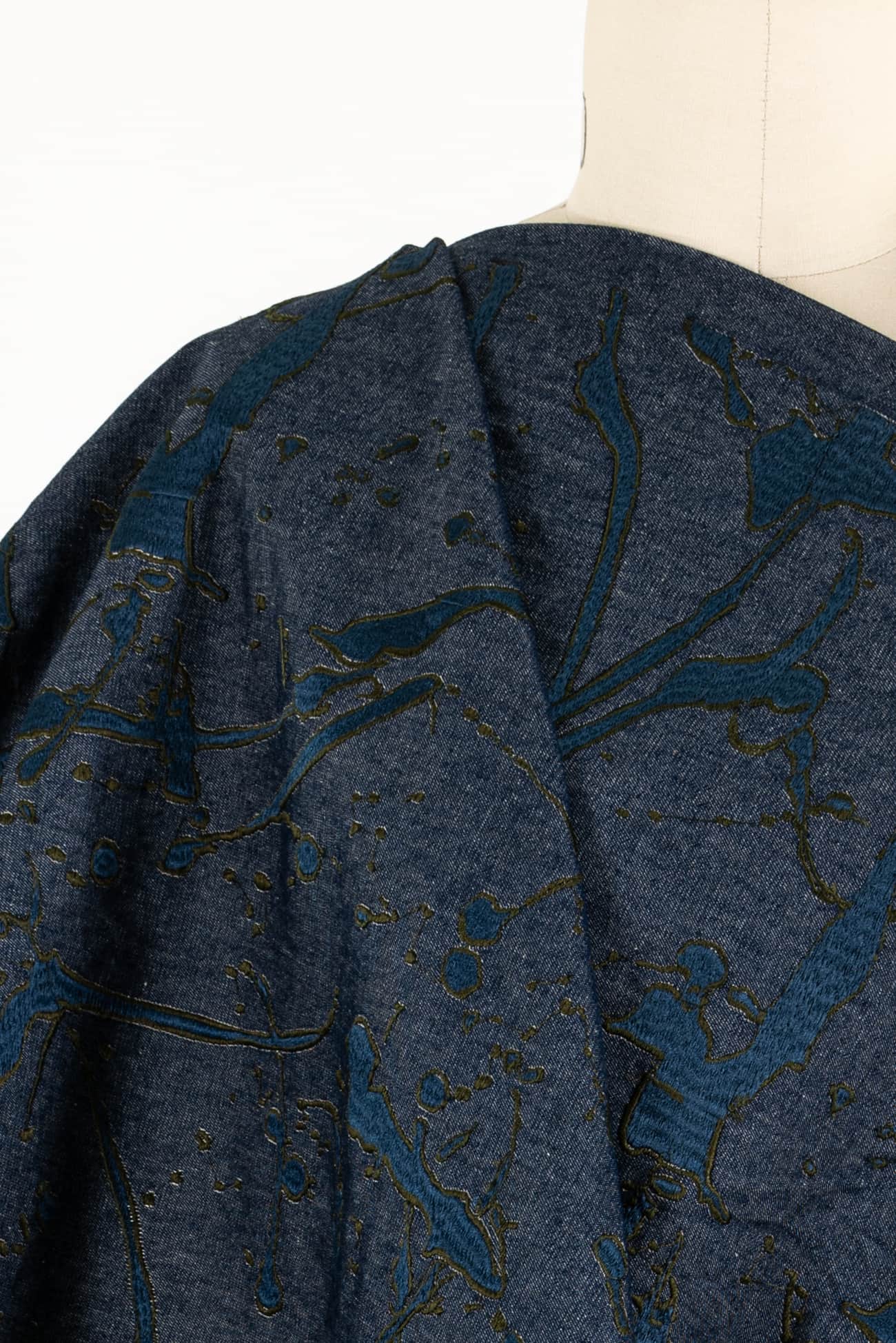 Fantasy Embroidered Denim Woven