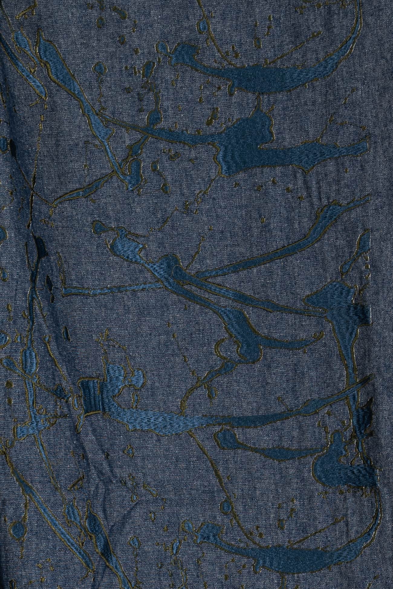 Fantasy Embroidered Denim Woven