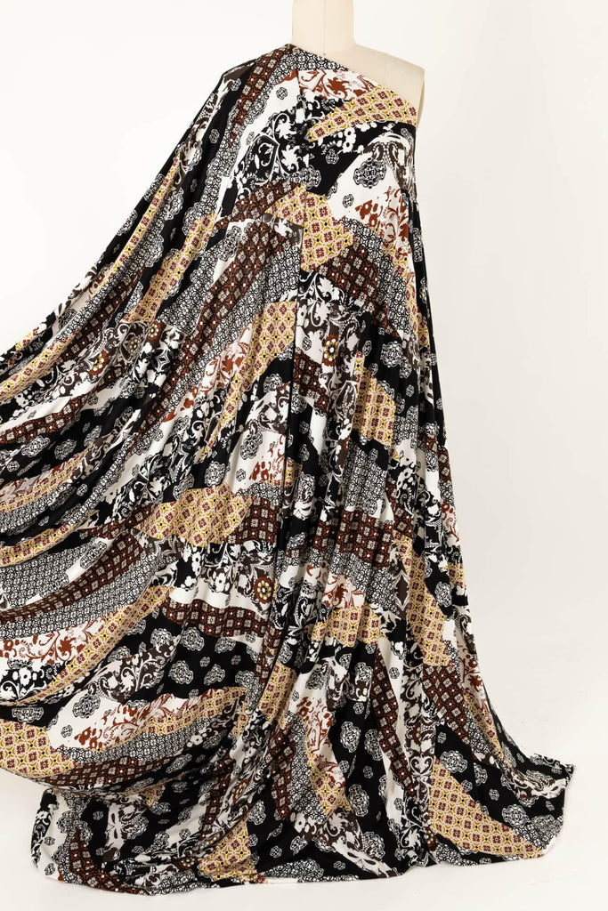 Faux Piecework Italian Knit - Marcy Tilton Fabrics