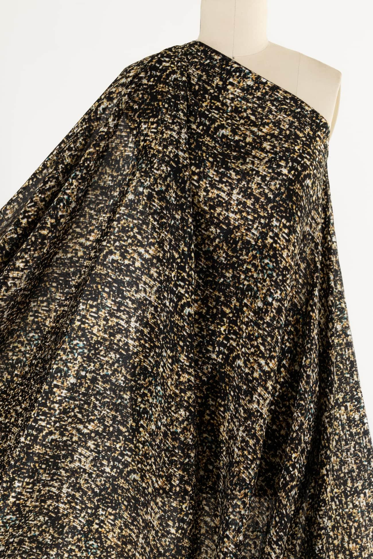 Faux Sequins Silk Woven - Marcy Tilton Fabrics