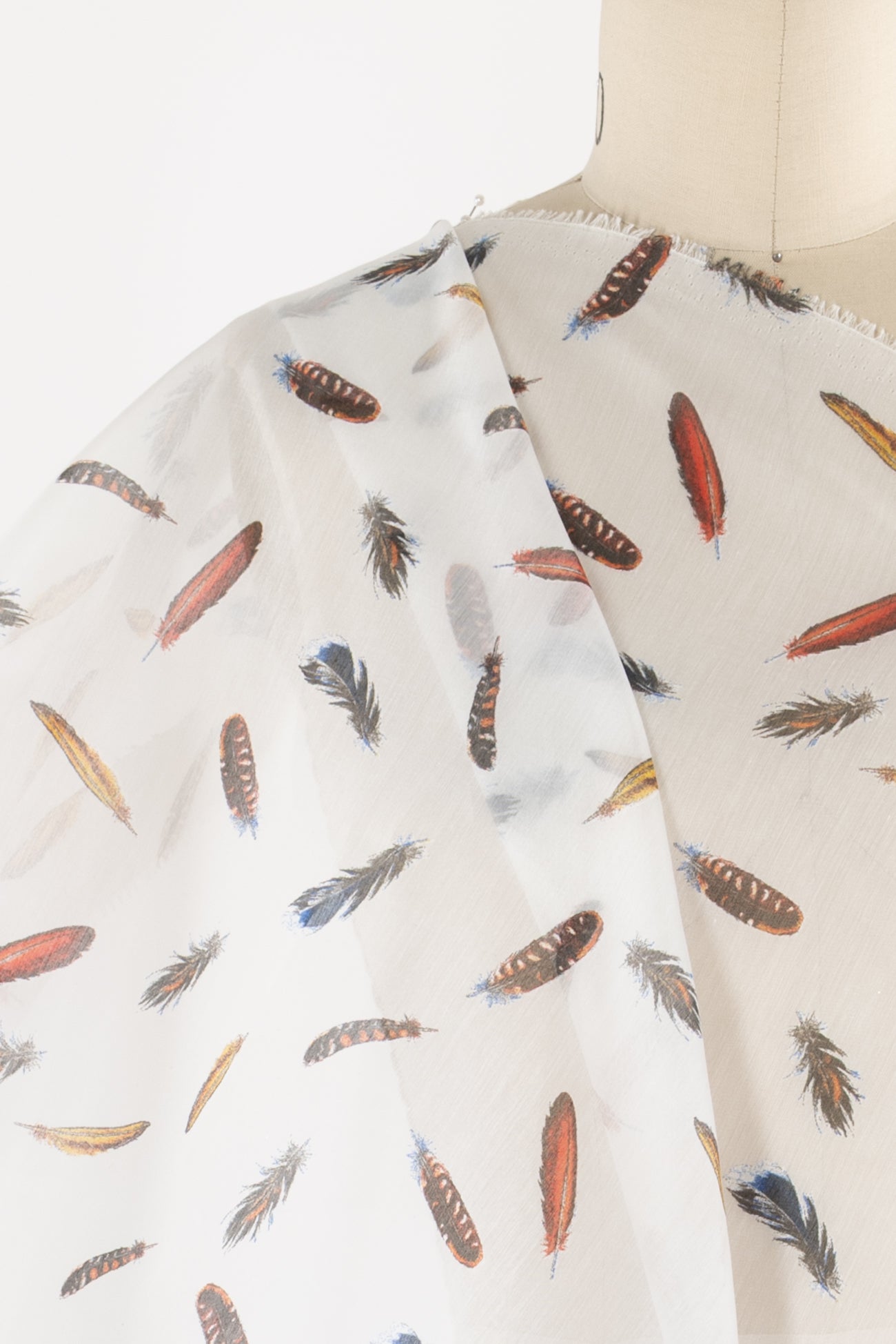 Feather Drift Italian Cotton Blend Woven