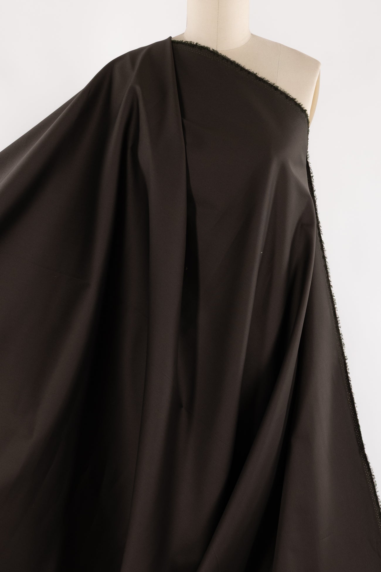 Field Olive Cotton Stretch Woven