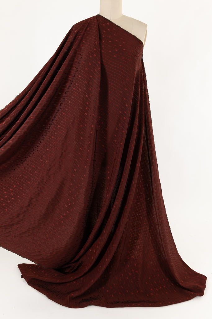 Fire Moon Dots Italian Jacquard Woven - Marcy Tilton Fabrics