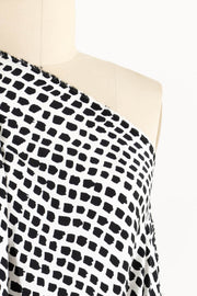 Flagstone Dots Viscose Sateen Woven - Marcy Tilton Fabrics