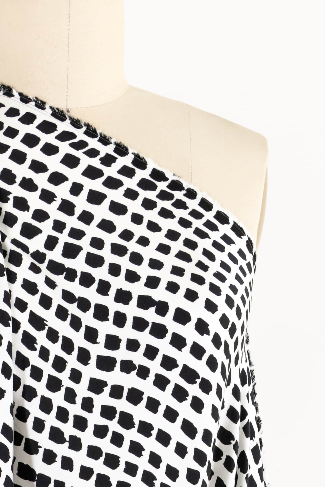 Flagstone Dots Viscose Sateen Woven - Marcy Tilton Fabrics