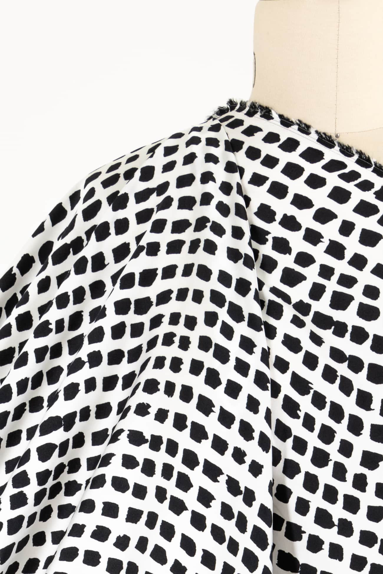 Flagstone Dots Viscose Sateen Woven - Marcy Tilton Fabrics