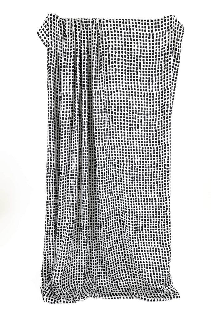 Flagstone Dots Viscose Sateen Woven - Marcy Tilton Fabrics