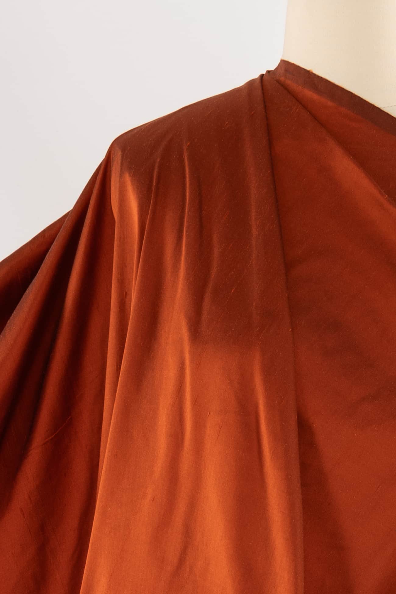 Flame Silk Dupioni Woven