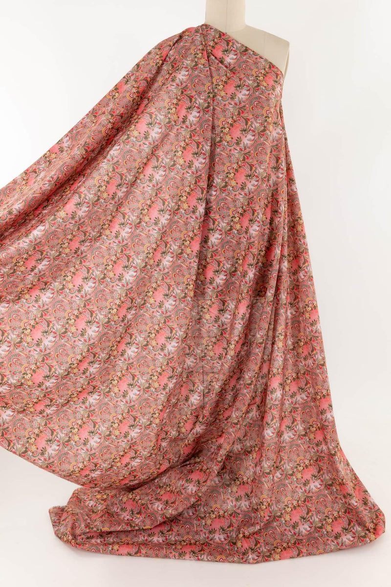 Flamingo Garden Liberty Cotton Woven - Marcy Tilton Fabrics