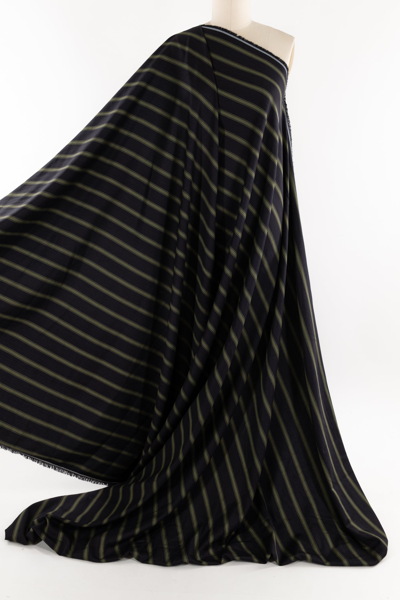 Night Forest Stripe Japanese Cotton Woven