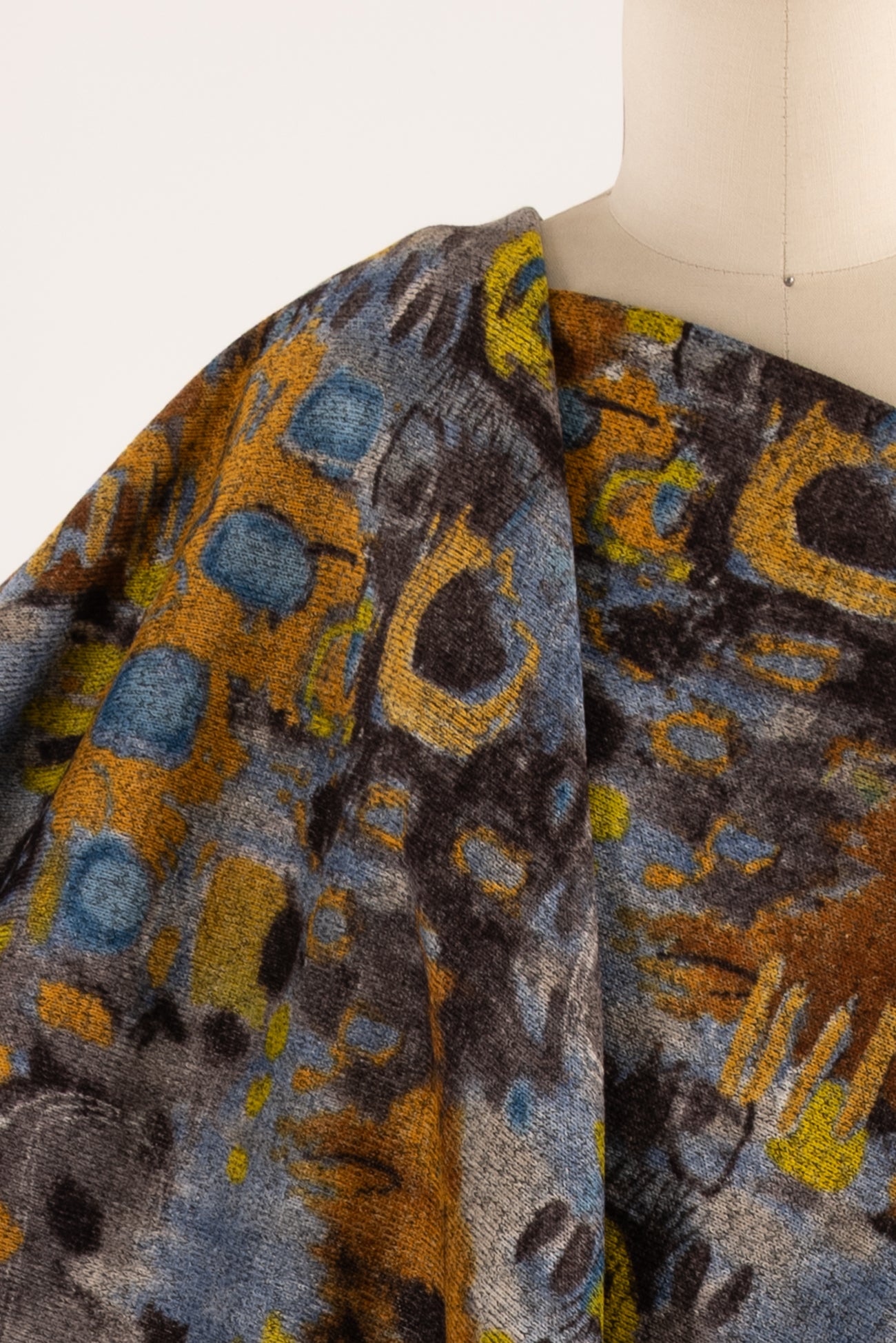 Forever Amber Cotton Blend Fleece Knit