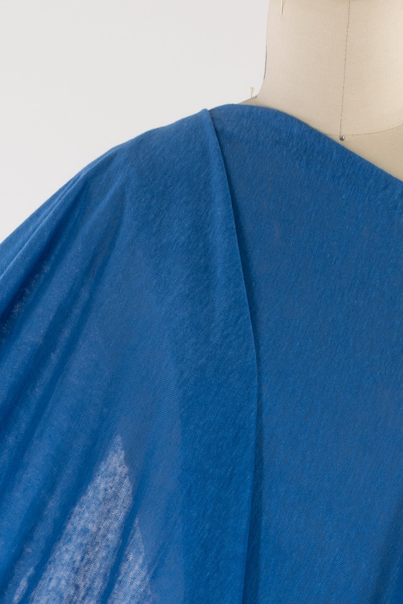 French Blue Linen Knit