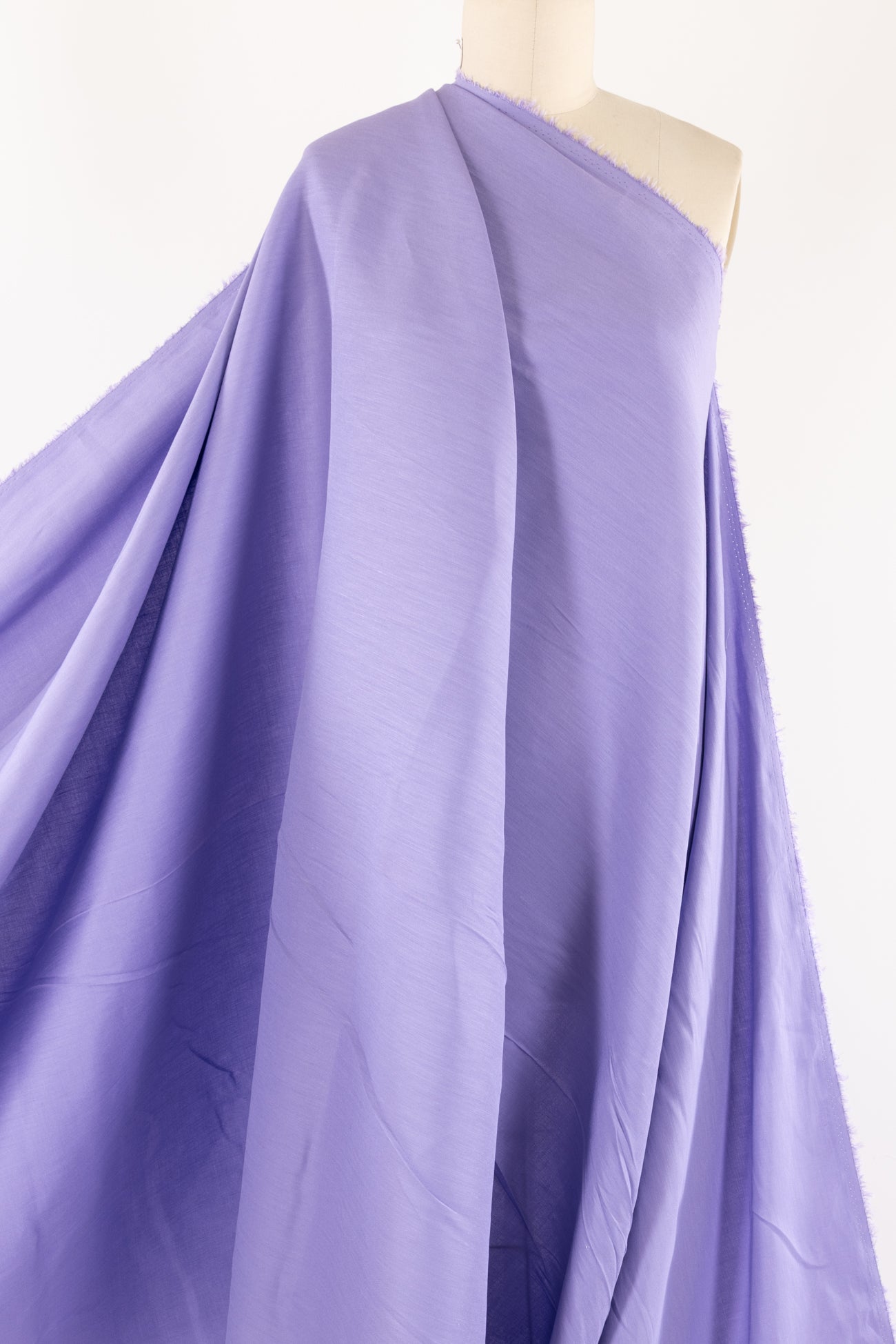 French Lilac Euro Stretch Linen Woven