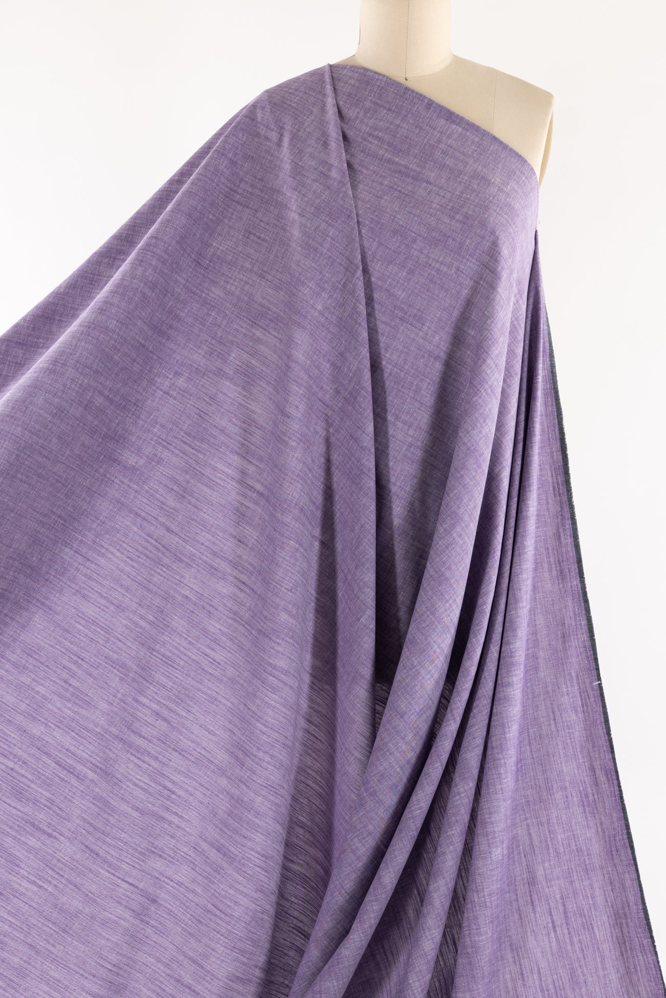 French Lilac Linen Woven