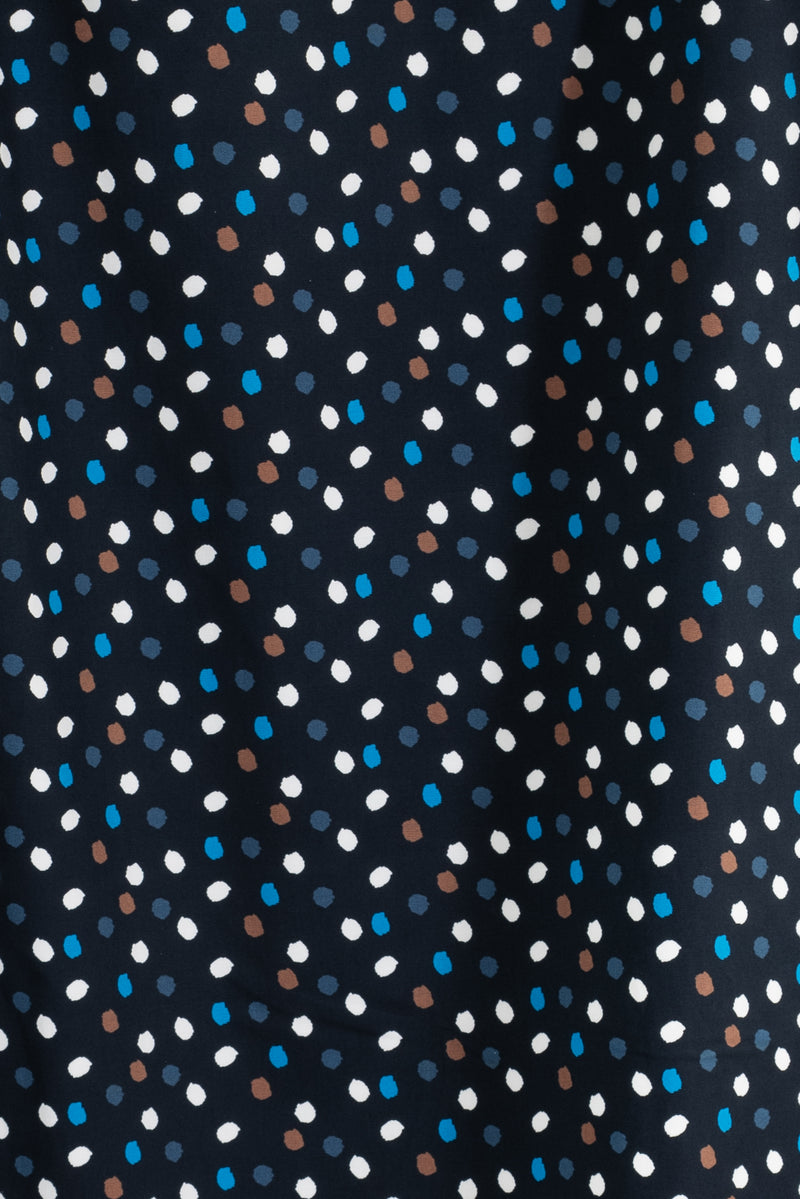 Frolic Dots Italian Stretch Cotton Woven