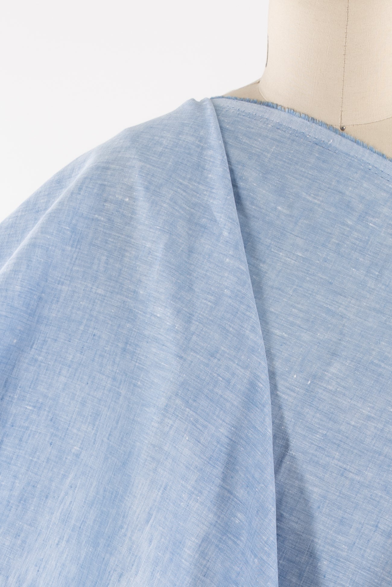 Frost Blue Linen Woven