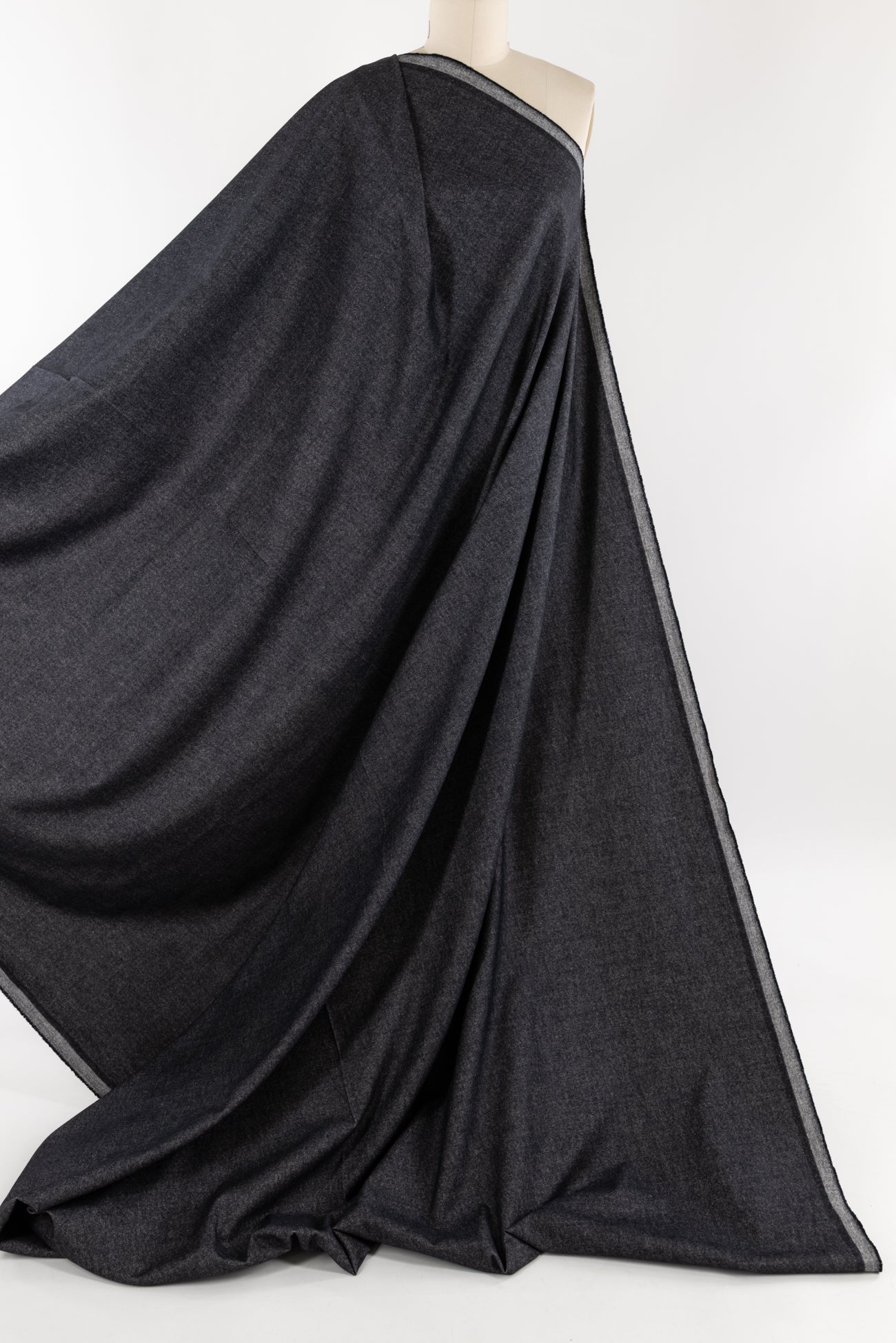 Gandolf Gray Cotton Flannel Woven