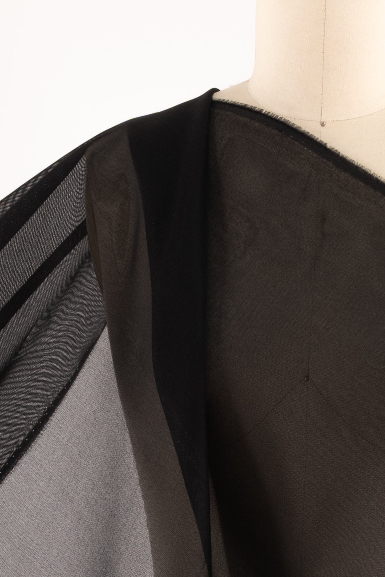 Gazar Noir Italian Silk Woven