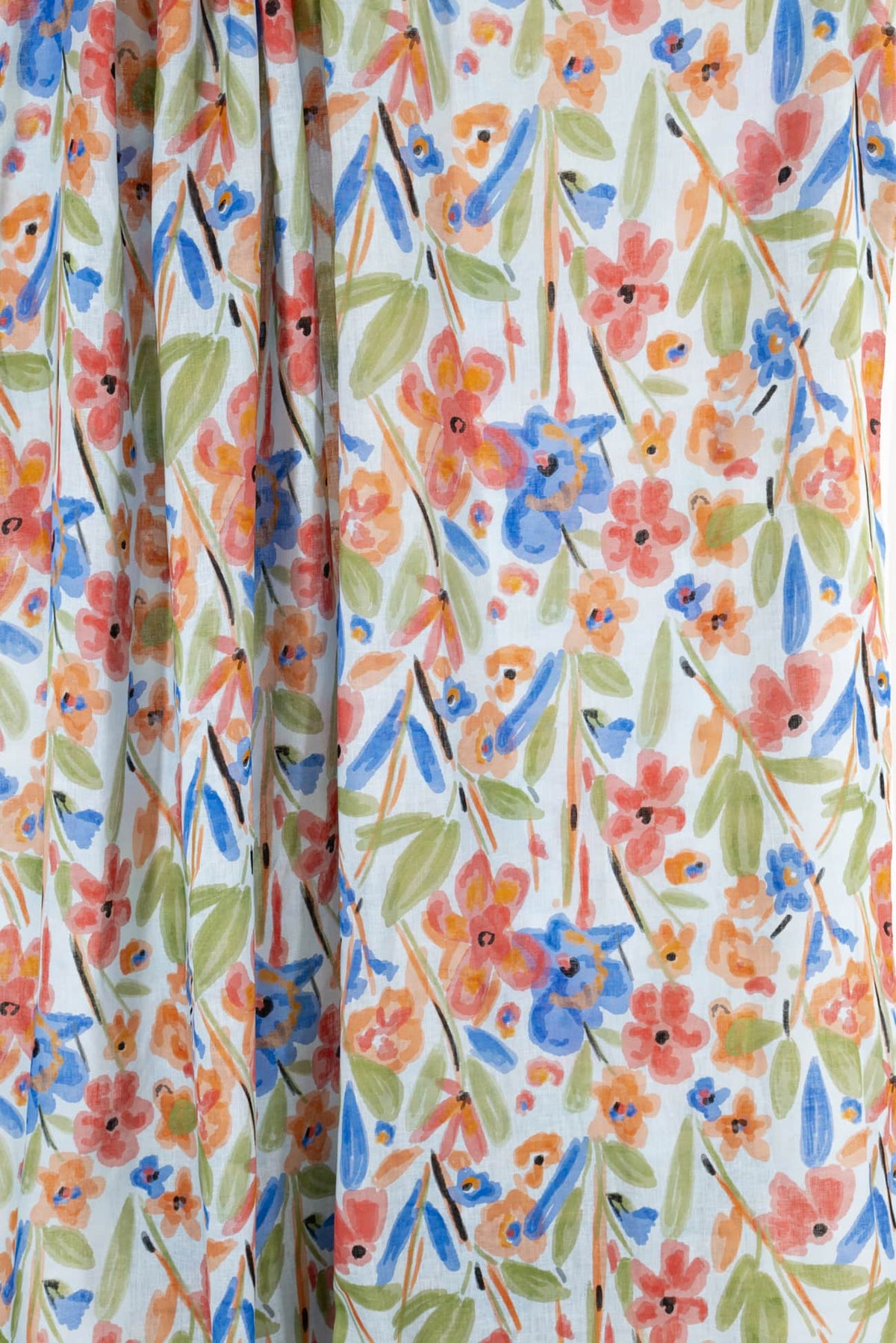 Gelato Blooms Euro Linen Woven